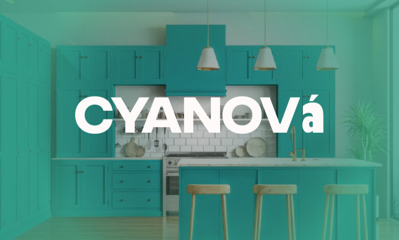 Cyanová